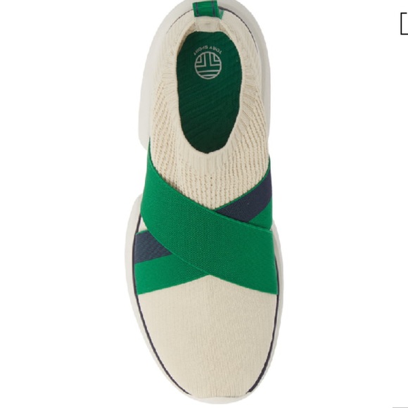 TORY SPORT Mid Top Sock Sneaker NWT - Picture 5 of 9